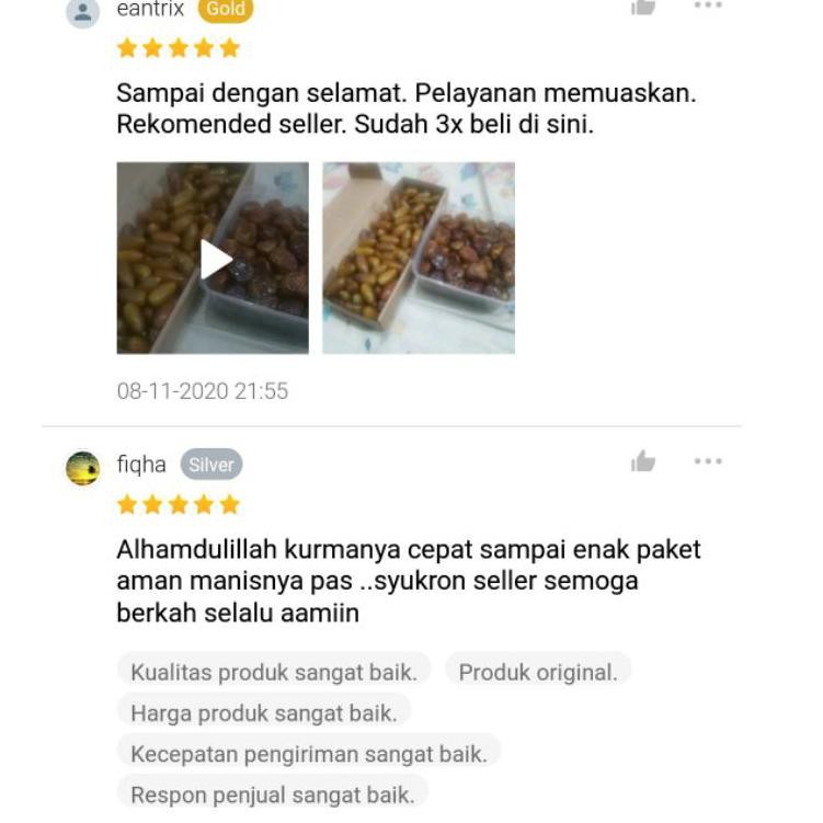 

Ready QR0 (Kualitas Terbaik) Kurma Ruthab Kurma Ruthob Rayyan Rayan Libya Kurma Libia Promil FPT