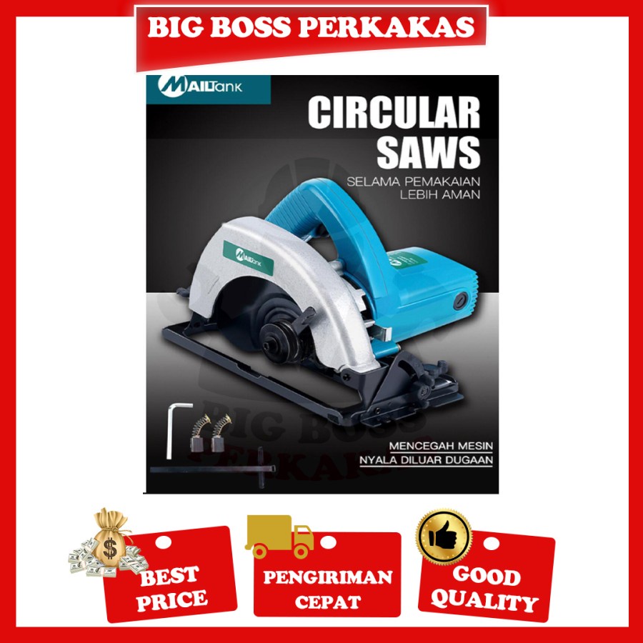 Mesin Pemotong Kayu/ Gergaji Kayu Listrik Circular Saw MAILTANK SH-51