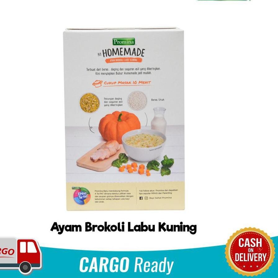 Best Produk Promina Homemade 8 Bubur Bayi Promina Homemade 100 Gr Bubur Bayi Makanan Bayi Cfd Shopee Indonesia