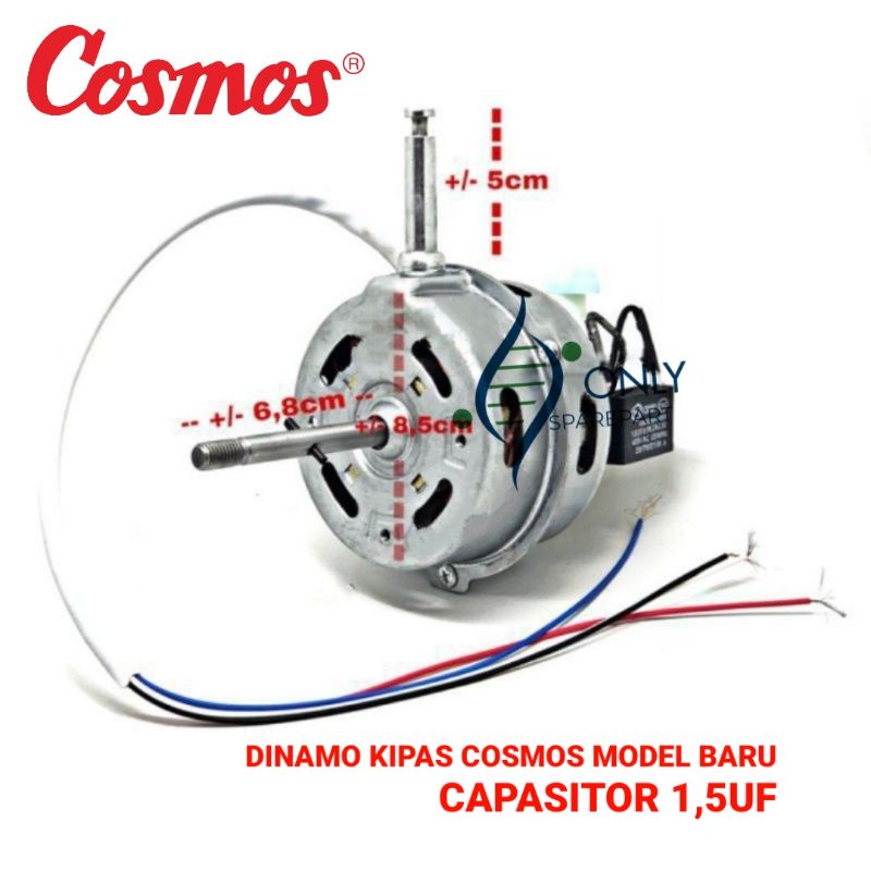 Dinamo / Mesin / Motor kipas Angin Cosmos 16 inch Model Baru