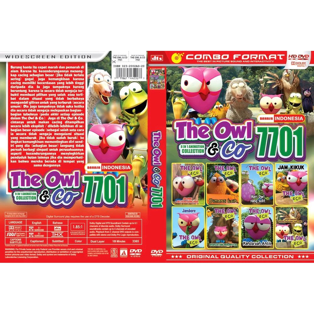 NEW KASET DVD FILM KARTUN ANAK THE OWL KOLEKSI LENGKAP Bahasa Indonesia TERLARIS Shopee Indonesia