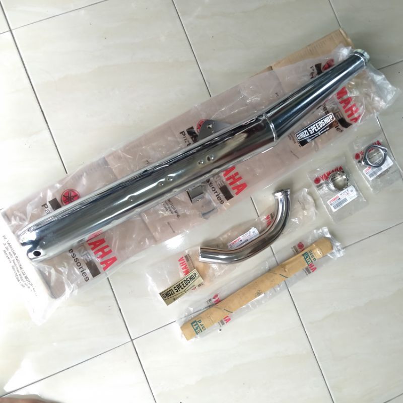 Knalpot Rx king new original set