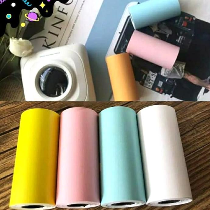 

Kertas Thermal Paper Printer Mini Peripage 58mm Photo Warna Non Stiker garasiau70 dijamin