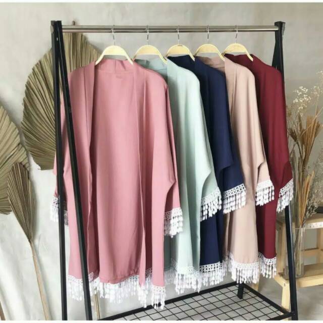 RENA LONG CARDI RENDA / KARDIGAN RENDA PREMIUM