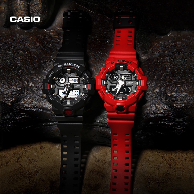 Casio Ice Tough 2.0 Terbatas Tren Olahraga Pria Tali Transparan Jam Tangan Elektronik GA-2100 GA-700 GM-5600 Jam Tangan Tahan Air