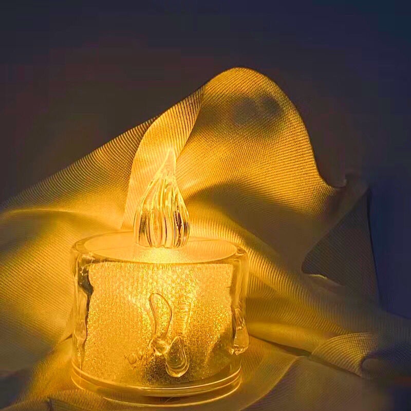 Lampu Lilin LED Mini Bentuk Tetesan Air Untuk Dekorasi Pesta Pernikahan / Natal
