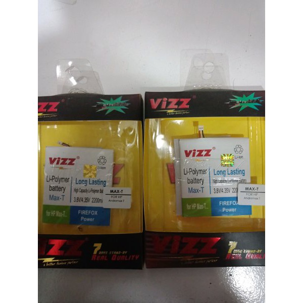 Battery Baterai Vizz Andromax T Original Double Power