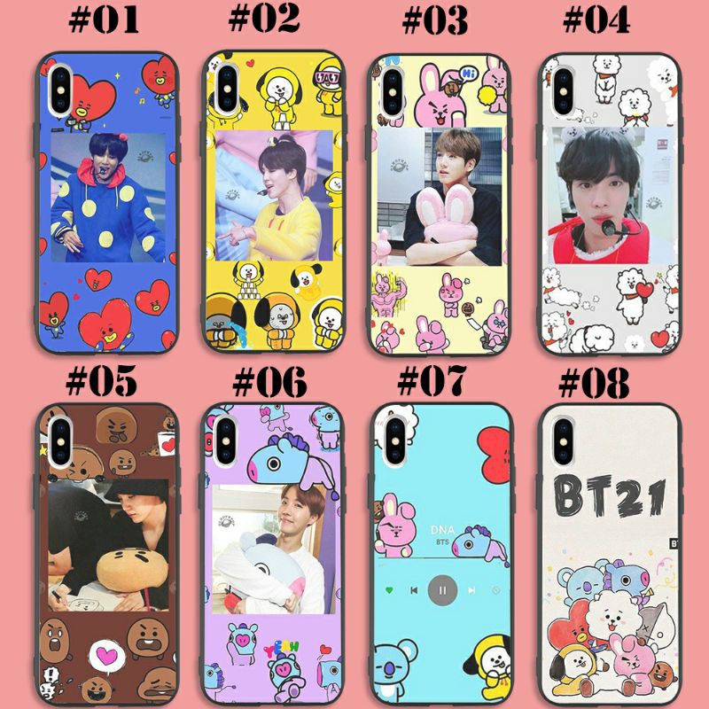 SOFT CASE BTS VIVO Y50 Y30 Y20 Y19 Y17 Y15 Y12 Y11 Y95 Y93 Y91 Y91C