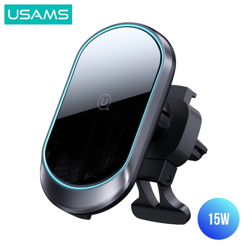 USAMS CD182 Car Holder Mobil Magnetic Wireless Charging 15W Air Vent