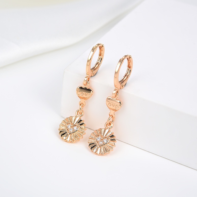 anting titanium wanita emas muda anti karat dewasa tusuk korea asli panjang dan luntur korea style selamanya dewasa 111-119e