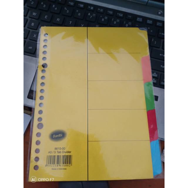

Pembatas bantex A5 1 pack