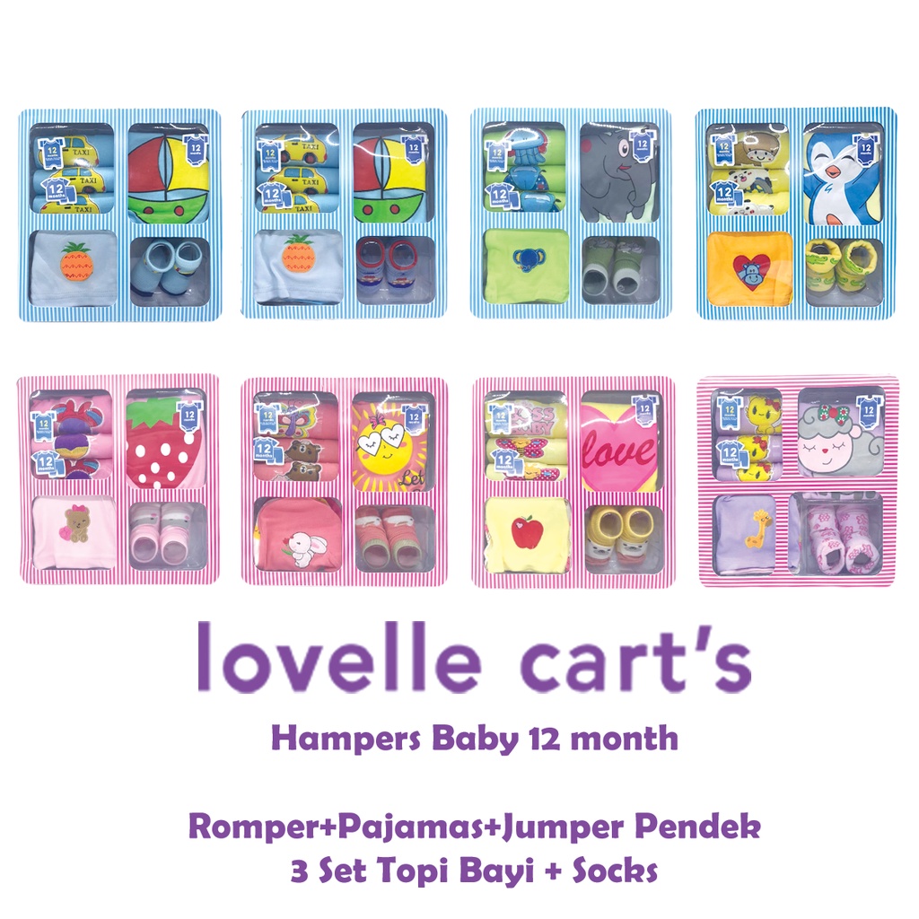 Hampers baby/ hampers bayi/ baby gift/ kado bayi Lovelle Carts 8in1