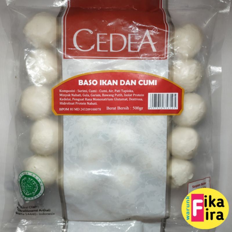 

Cedea Baso Ikan dan Cumi 500 Gram