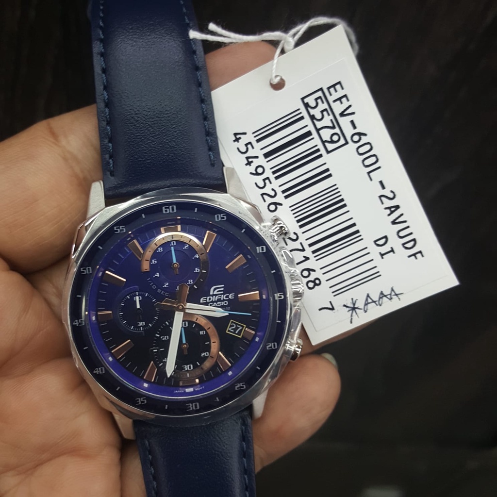 CASIO EDIFICE EFV-600L-2A EFV 600L 2A ORIGINAL RESMI