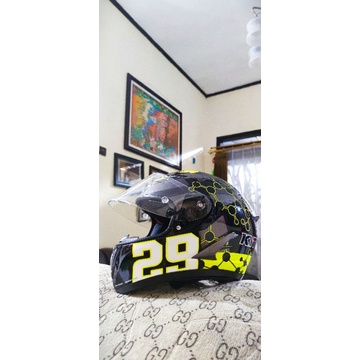 Helm KYT Vendetta 2 se MotoGP Andrea Lannone Gunmetal Second