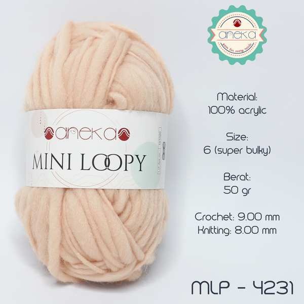 BENANG MINI LOOPY / LOOPY MINI YARN - 4231