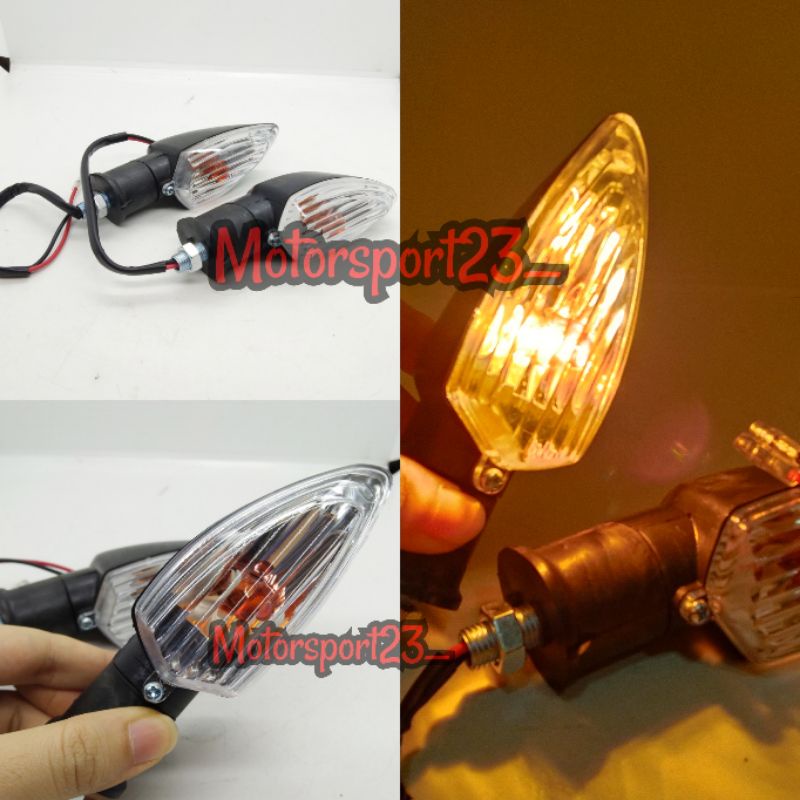 Lampu sein standar vixion new lampu sen vixion 1 set kiri kanan Vixion NVA NVL Vixion NEW