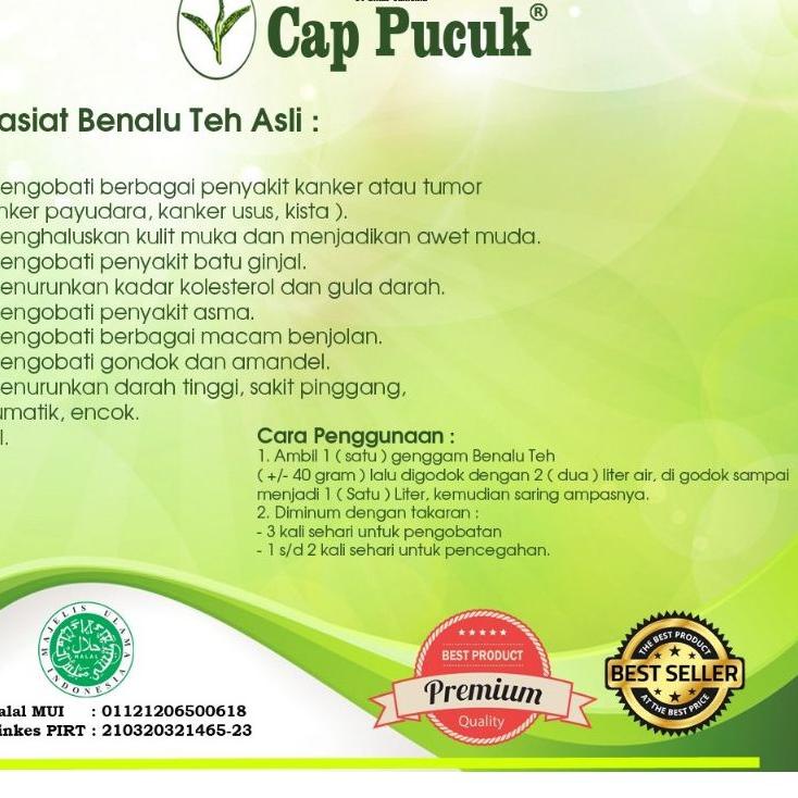 

Ready Stok || YA9QB BENALU TEH ASLI CAP PUCUK "PREMIUM" //