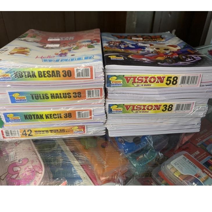 

Terlaris.. Buku tulis VISION semua jenis garis kotak halus