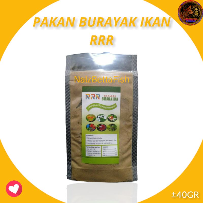 PAKAN BURAYAK IKAN RRR PAKAN BURAYAK CUPANG GUPPY DISCUS TETRA NEON DLL