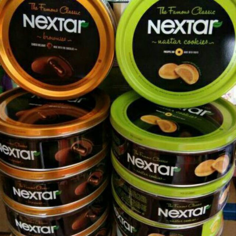 NEXTAR KALENG 336GRAM NEXTAR COKLAT/BROWNIS NEXTAR NANAS NASTAR KUE LEBARAN HARGA TERMURAH