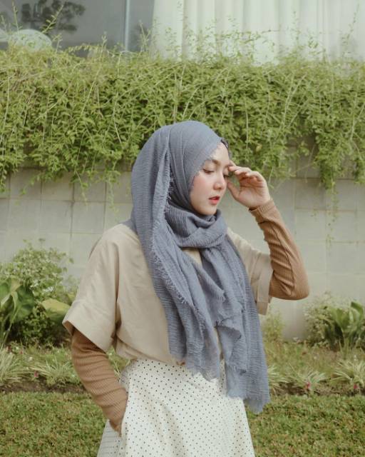 Crincle Shawl / Pashmina Kusut Grade Premium