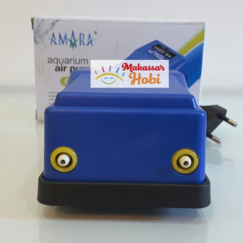 Aerator 2 Lubang AMARA Q6 Pompa Udara Aquarium Air Pump Q 6 Airator
