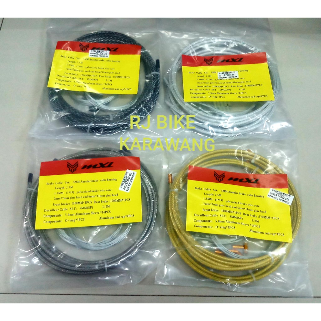 Outer Cable Set Rem Kabel Rem set MXL Premium