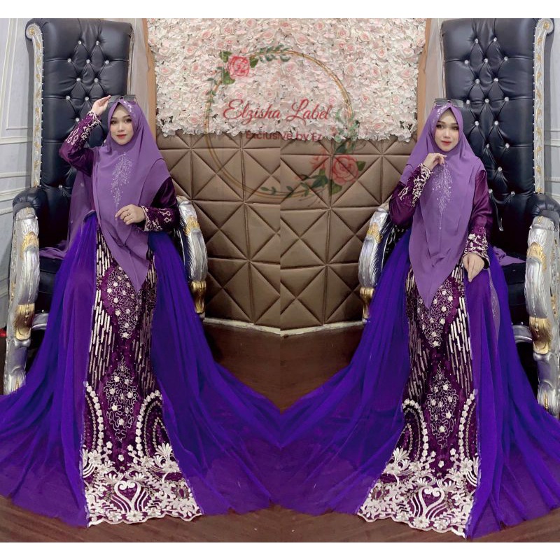 GAMIS PESTA MEWAH ORI BRAND ELZISHA