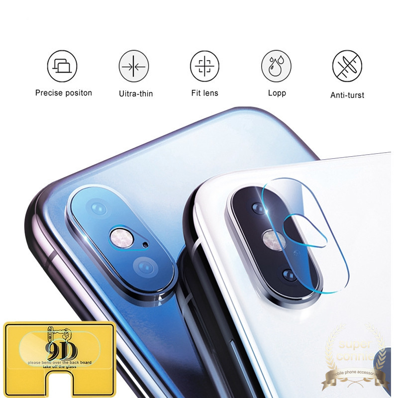Pelindung Layar Lensa Kamera Belakang 9d Untuk Iphone 6 X Xr Xs Max 6 7 8 Plus