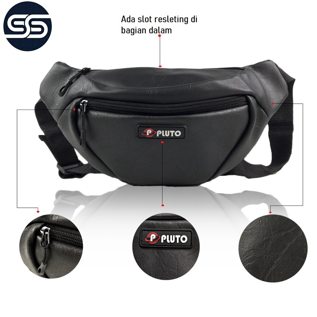 WAISTBAG DISTRO PRIA ANTI AIR - TAS SELEMPANG PRIA PLUTO ORIGINAL- SELEMPANG PRIA WANITA