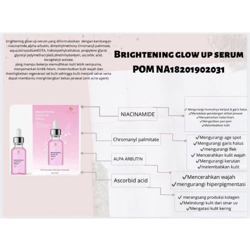 【Official Outlet】 NEW SKIN YOUTH REVOLUTION PLUS SERUM WAJAH GLOWING BRIGHTENING FRESH CALMING SERUM GLOW UP WITH CHROMABRIGHT NIACINAMIDE ALPHA ARBUTIN VIT C | PEMUTIH PENCERAH KULIT WAJAH GLOWING PUTIH BERSIH ALAMI VIRAL BPOM