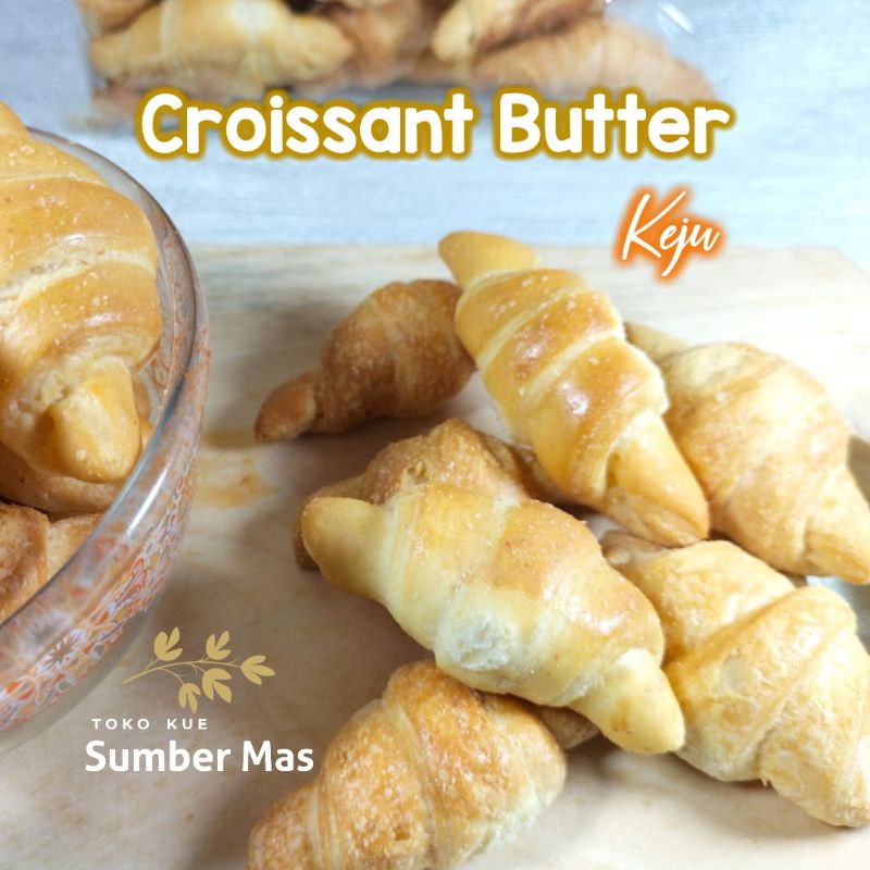 CROISSANT Keju 250GR / ROTI BULAN SABIT/ KEPITING KEJU