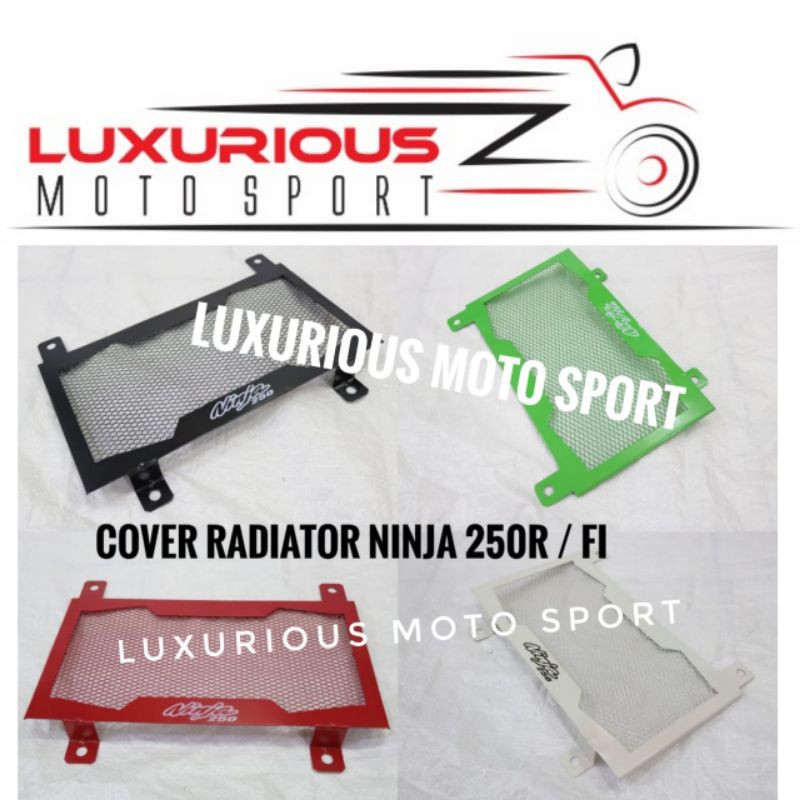 cover radiator ninja 250fi tutup radiator ninja250fi ninja 250 fi