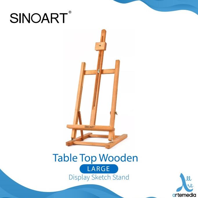 

Easel Lukis Sinoart Large Table Top Wooden Display Sketch Stand ---READY---