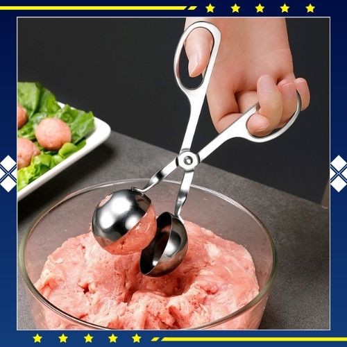 Gunting Sendok Alat Cetak Pencetak Pembuat Bakso Transhome Meatball Spoon Scoop D0985
