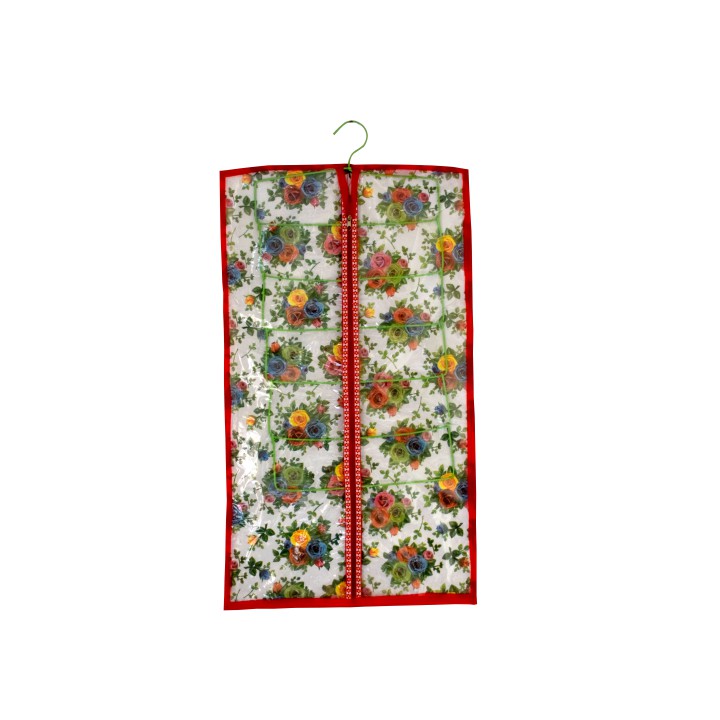 Hanger jilbab organizer motif | tempat penyimpanan jilbab