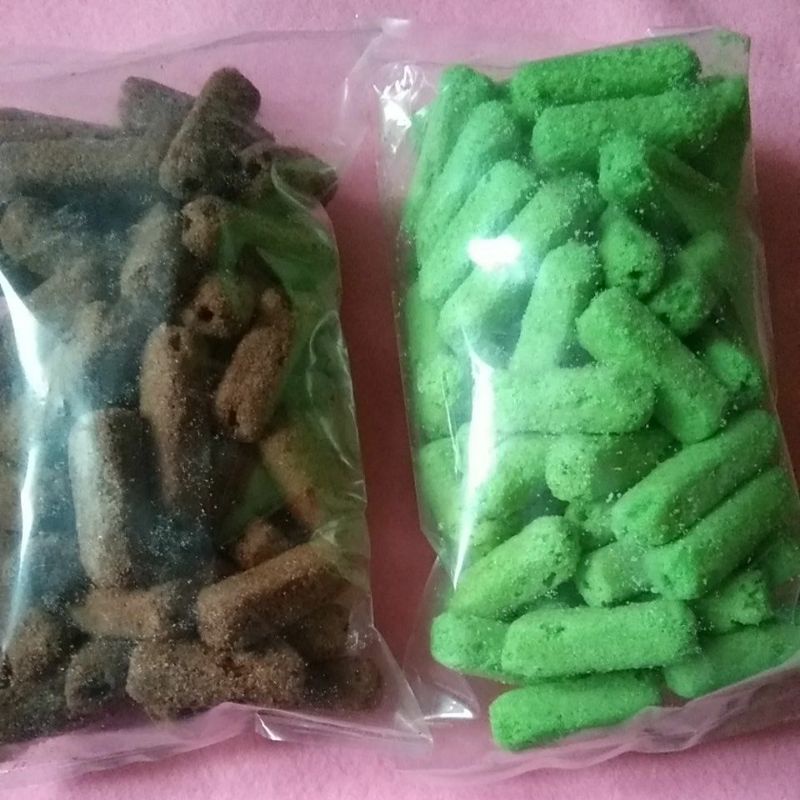 

Momogi rasa pandan/coklat 100 gram