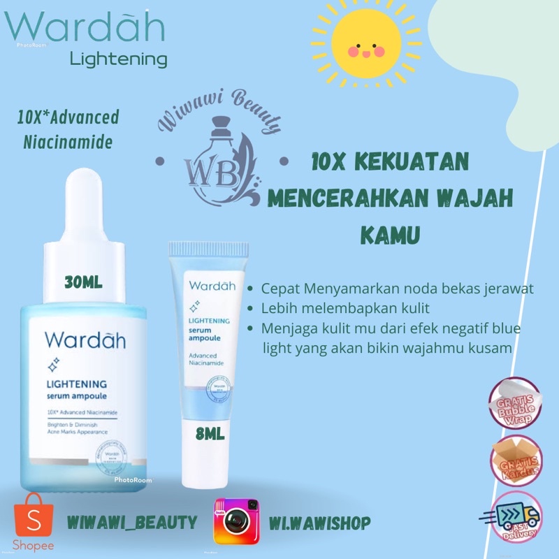 ~wb✨Wardah Lightening Serum Ampoule