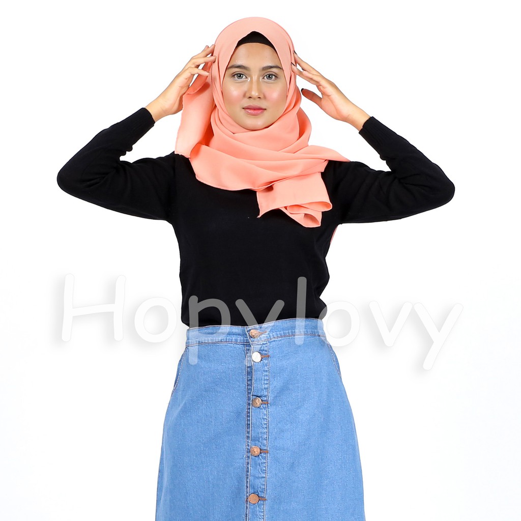 HOPYLOVY - PASHMINA SABYAN / PASHMINA INSTAN DIAMOND SABIAN / PASHMINA BASIC 75 X 150 CM