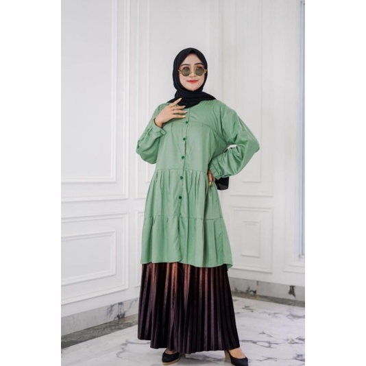 OZ060 Atasan tunik cantik wanita terbaru premium lembut dan nyaman ozora