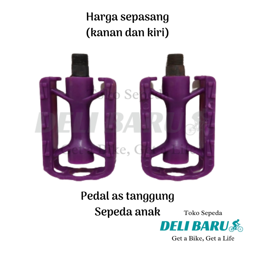 Deli baru Pedal as tanggung pijakan kaki gowesan sepeda anak 12 16 18 RRC