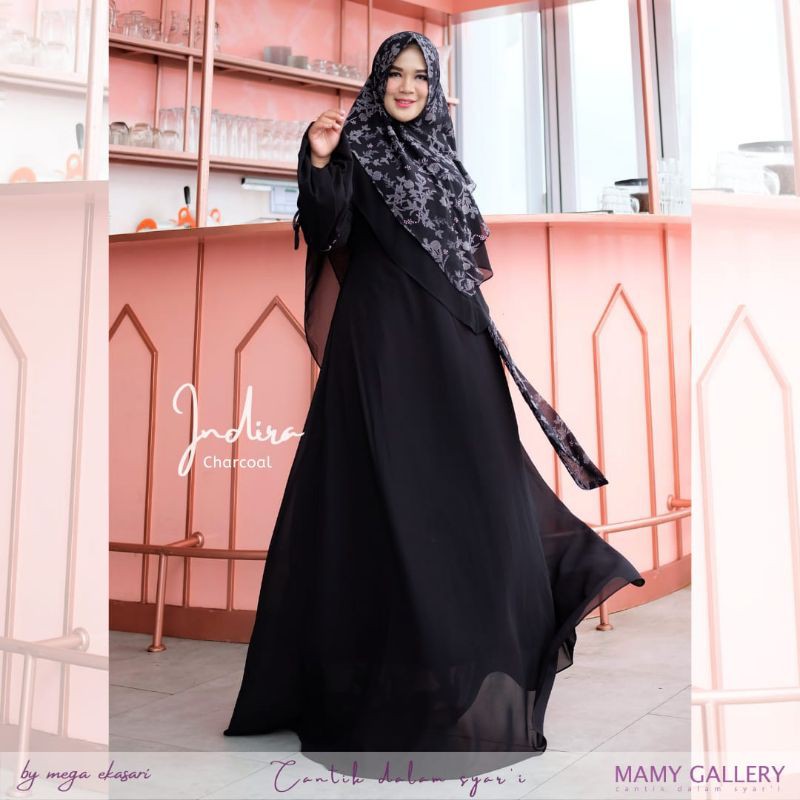 RA_ INDIRA SYAR I / GAMIS SET HIJAB / GAMIS PREMIUM / SYAR I BRANDED / SYAR I TERLARIS