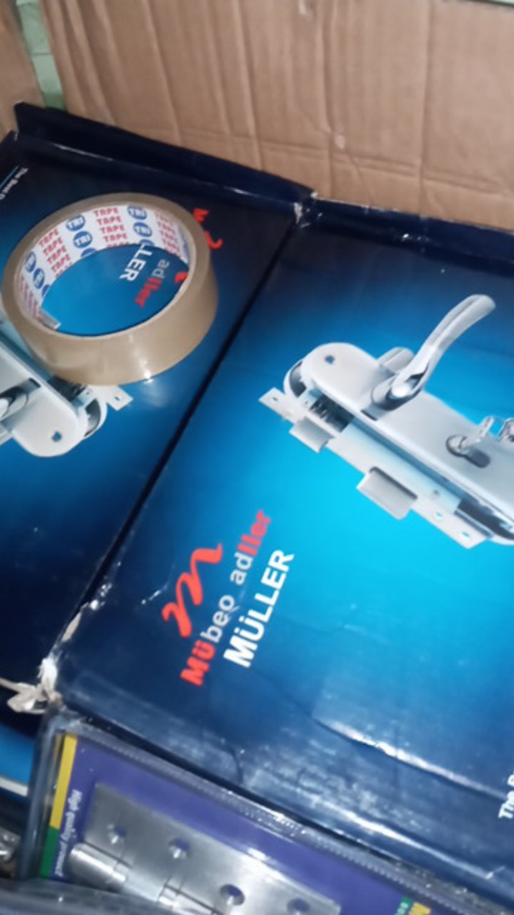 Kunci Pintu Tanggung Muller (set Lengkap)