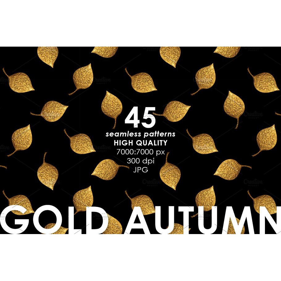 Gold Autumn Set - JPEG Ultra HD