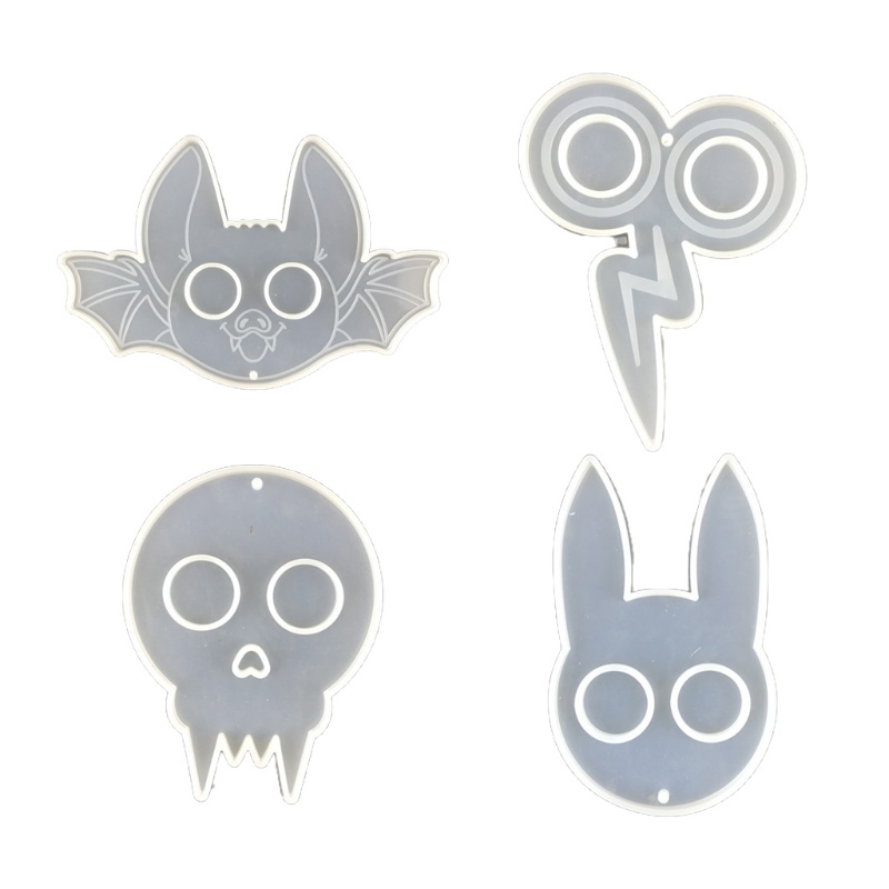 Siy Cetakan Resin Epoksi Bahan Silikon Untuk Diy Craftgantungan Kuncikalunganting