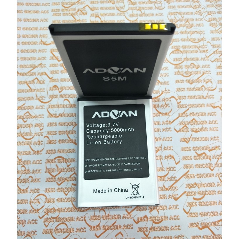 Baterai Battery Batre Original Double Power ADVAN Vandroid S5M Star