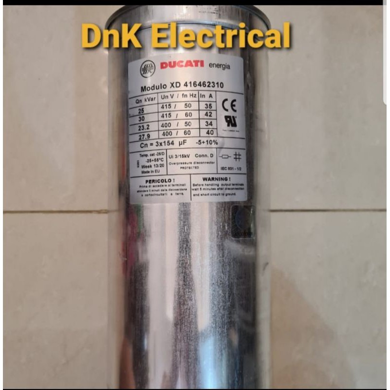 Capacitor/Capasitor/Kapasitor Ducati Modulo XD 25kvar/25 kvar 415V