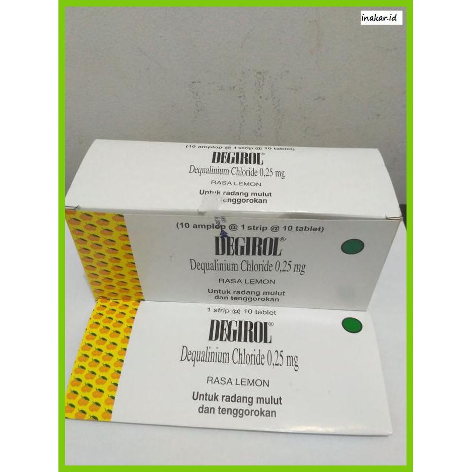 Jual ObatPilekDemamBatuk Degirol Lozenges Isi 10 Tablet Hisap