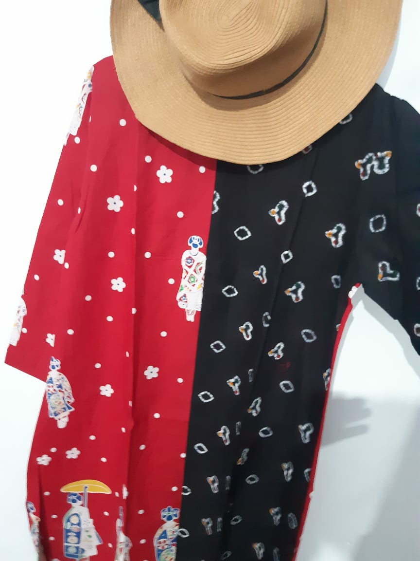 Valen Tunik Batik Solo Asli | Valen Dress Batik Wanita Kekinian